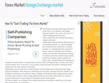 Tablet Screenshot of forextrading4you.com